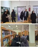 بازدید هیات بورد تخصصی مامایی از  کتابخانه دانشکده پرستاری و مامایی و پیراپزشکی